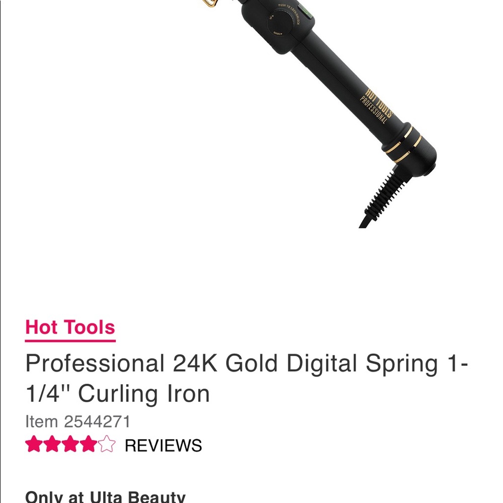 Hot Tools Pro Digital Spring 1-1/4'' Curling Iron - Picture 5 of 6